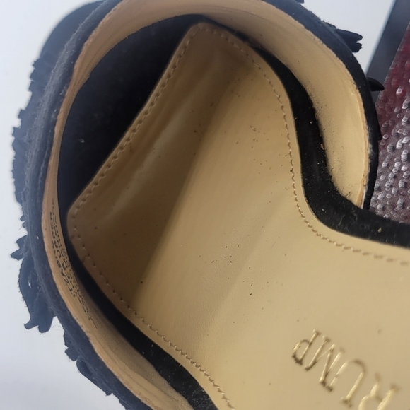 Ivanka Trump leather upper platform with fringe details size 71/2m - Picture 10 of 15